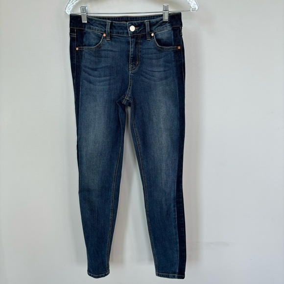 Level 99 Two-Tone Skinny Jeans Size 28 - Picture 1 of 6